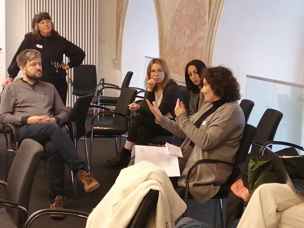 Team in discussion