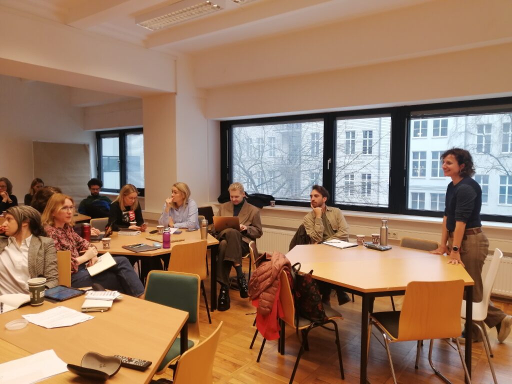 Day 3 - Uli Decker presenting her portfolio