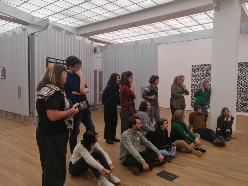 Day 4 - Hamburger Banhof group discussion on art pieces