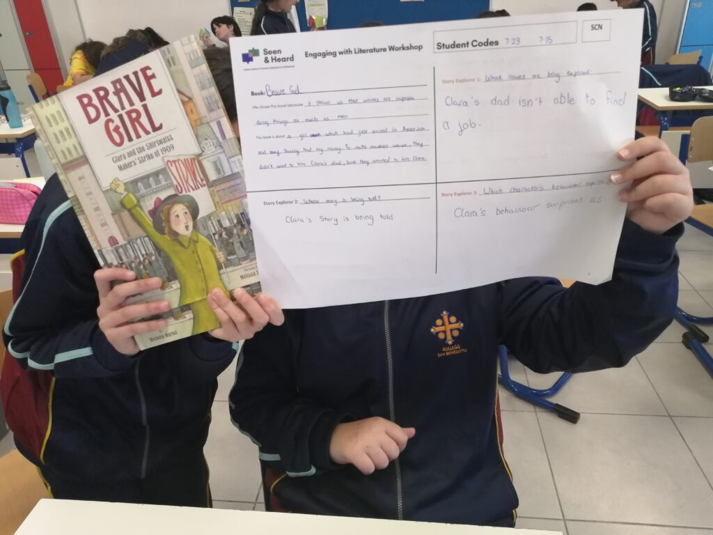 Sharing their work - Kirkop Middle School 1