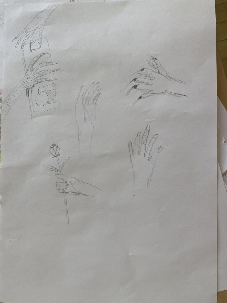 The children's drawings from the wonderful workshop with Chris Riddell on illustration, freedom of expression and storytelling (10/24)