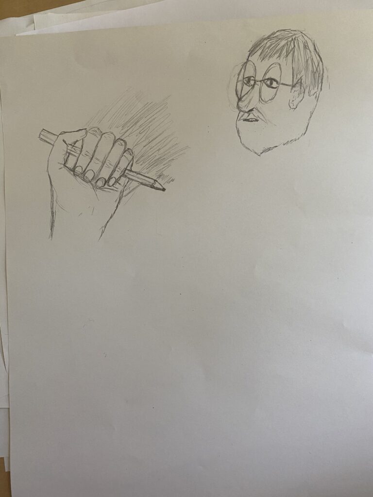 The children's drawings from the wonderful workshop with Chris Riddell on illustration, freedom of expression and storytelling (4/24)