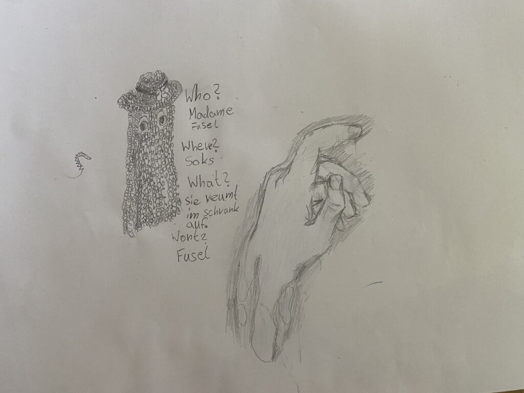 The children's drawings from the wonderful workshop with Chris Riddell on illustration, freedom of expression and storytelling (16/24)