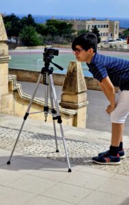 Boy with a camera