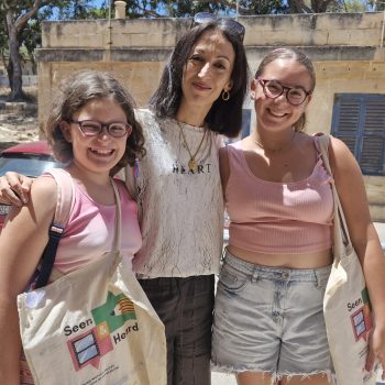 Students with a lecturer