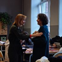 Books, Community and Care Discussion in a classroom