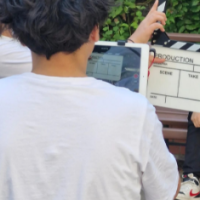 Children experimenting making films